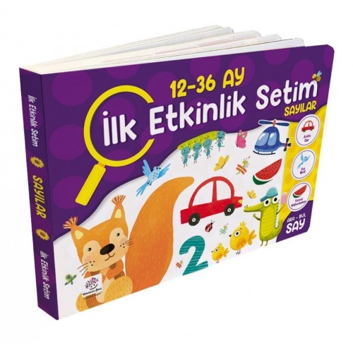 Yükselen Zeka 12-36 Ay İlk Etkinlik Kitabım Seti - Sayılar - Renkler